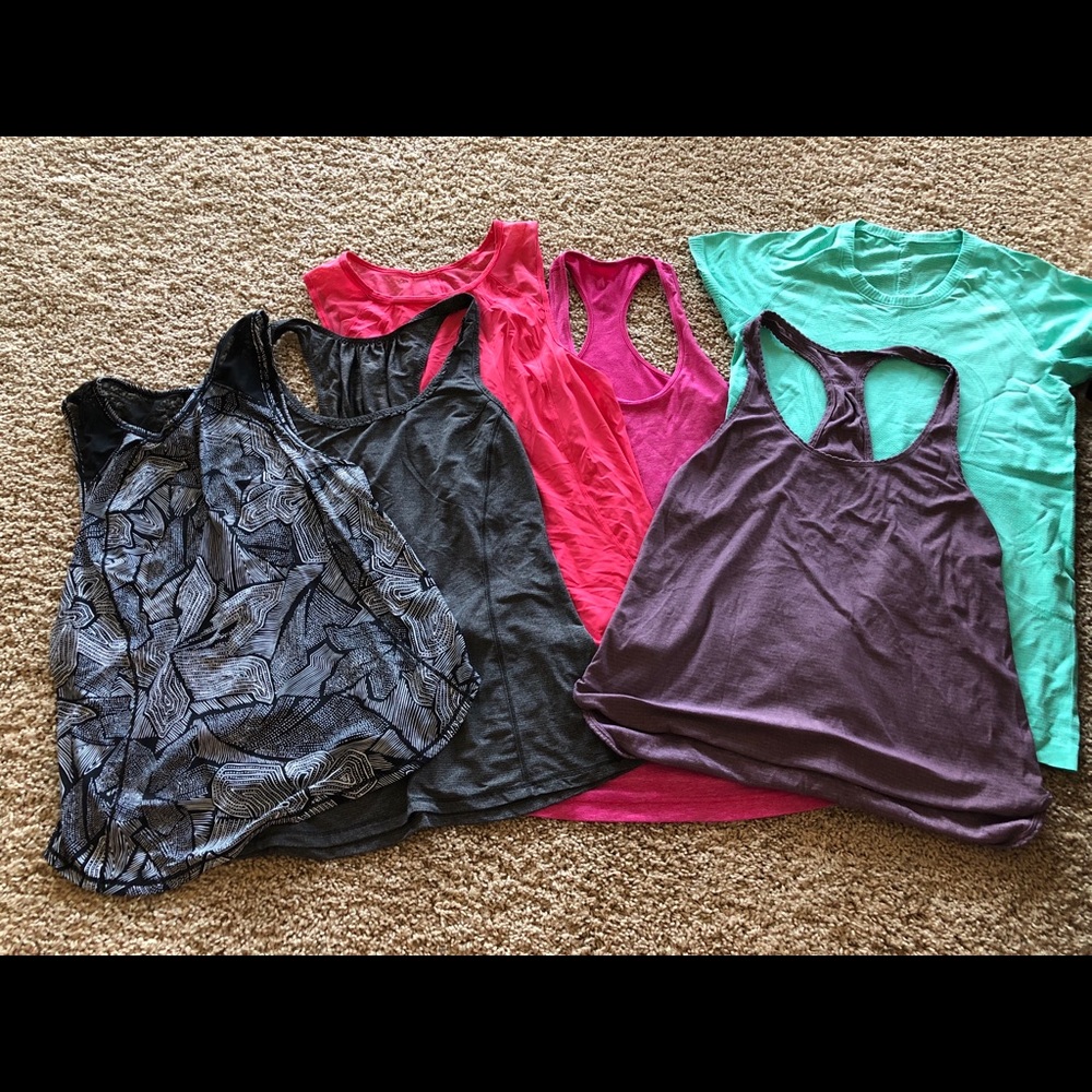 6 Lululemon Tanks